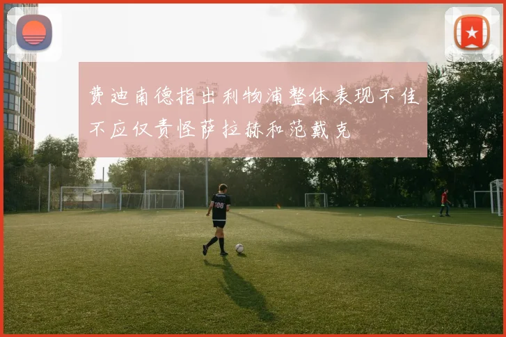 费迪南德指出利物浦整体表现不佳不应仅责怪萨拉赫和范戴克